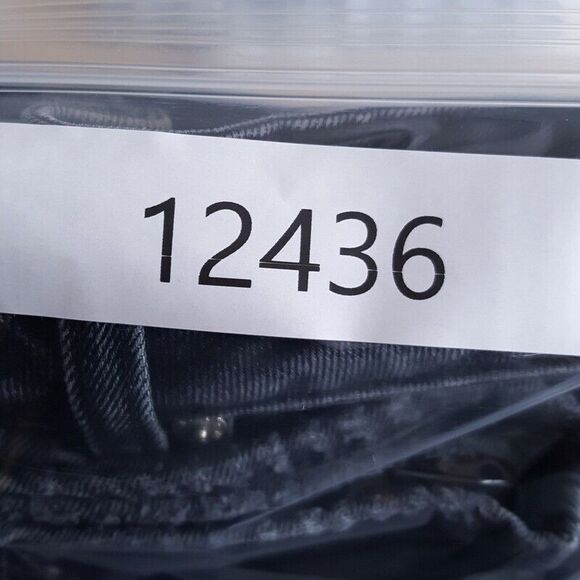 AMO Jeans Womens Size 26 Washed Black High Rise Stix Crop Straight Leg Denim - Picture 10 of 10